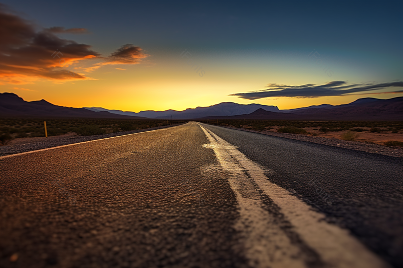 摄影图高清的图片海报设计背景广告设计素材元素黄昏天空下的公路,高清,摄影图,摄影图片,图片大全,摄影图免费下载